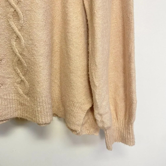 Lucky Brand Champagne Cream Soft Sweater - Picture 3 of 10